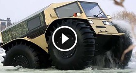 Russian SHERP is the ultimate 4×4 amphibious ATV