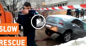 Tow Truck Destroys Car From Bad to Worse