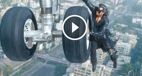 krrish 3 movie Hrithik Roshan flight or aeroplane action scene