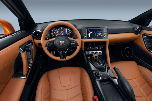 2017 Nissan GTR interior view