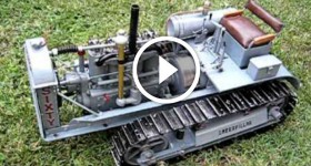 Caterpillar toy tractor
