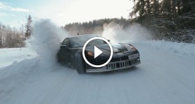 Z06 Corvette Crazy winter drift, Russia. Part 1