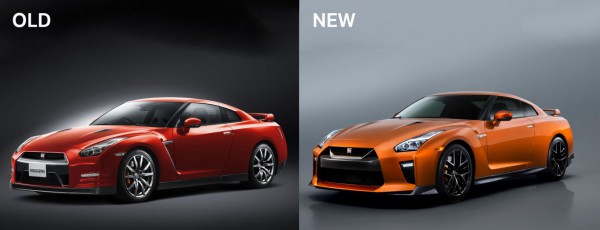 Nissan GTR old compared to new