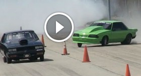 Out of Control Mustang crash - Dig Night