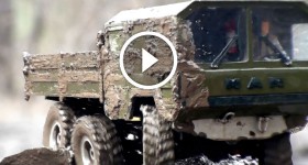 RC TRUCKS OFF Road Muddy Terrain - MAN Truck 6x6 THE BEAST RC4WD