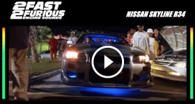 2 Fast 2 Furious Nissan Skyline Engine Sounds - Nissan Skyline R34