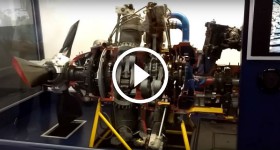 PW Engine Full Scale Moving Cutaway Model USS midway navy ship