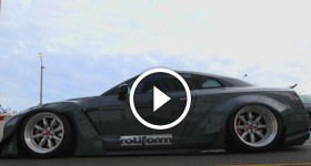 Heavily Modified Nissan GT-R R35 ARMYTRIX Exhaust Rotiform Wheels Rocket Bunny Air Lift