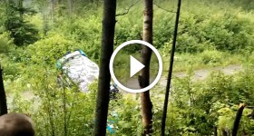 Ken Block Crash New England Forest Rally 2015