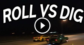Lamborghini vs Drag Racer Carr ( MEAN GREEN )