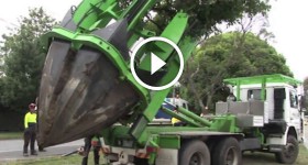 Tree Removal Service - Truck That Uproots Trees