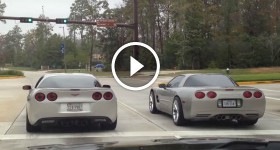 Chevrolet Corvette crash - Corvettes street racing