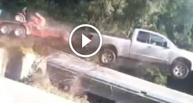 Nissan Titan Truck Jump and crash fail