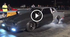 VIOLENT Nitrous Chevrolet Monte Carlo - SMALL TIRE No Prep!