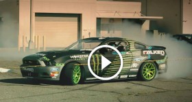 2nd Shift Drift - Vaughn Gittin Jr. Drifting the Ford Mustang Factory
