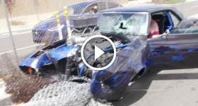 Camaro Crash at Cars and Coffee
