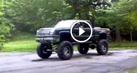 Lifted Duramax blows 46s