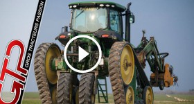 Exceptionnel! JOHN DEERE Tractor 8295RT vineyard tracks tractor