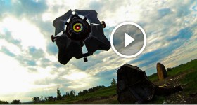 Flying RC Half-Life City Scanner drone