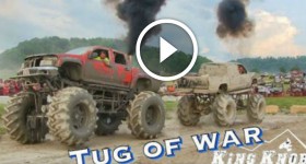 KING KNOB Tractor TUG OF WAR TIRE CLASS 2ND ANNUAL MUD MANIA