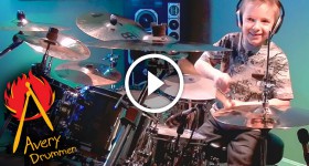 Tom Sawyer Avery Molek 7 year old Drummer - Drum cover