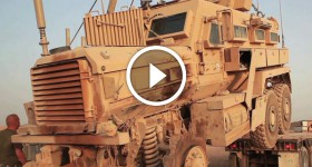 US 2 Million Dollars Tow Tank Recover a Broken MRAP Vehicle - M88A2 Towing