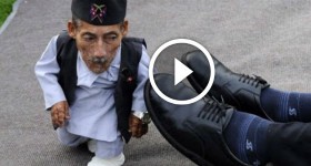 World Shortest Man Living Measuring 1ft 9.5 inches- Chandra Bahadur Dangi