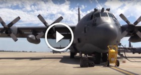 AC-130U Spooky Gunship Live-Fire & Air Refueling Mission