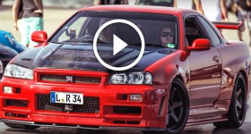Nissan Skyline Acceleration - 400m Sprint & 100-200kmh