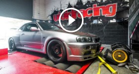R34 Nissan Skyline Dyno Run