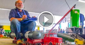 RC POWER EXTREME! RC Truck carries a man with 110 kg +!!!