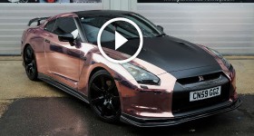 WRAPPING MY GTR ROSE GOLD CHROME !!!