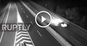 Italy CCTV footage reveals moment devastating earthquake in Italy