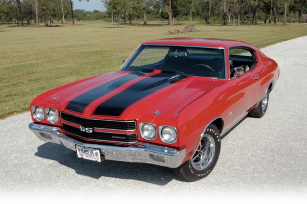 1970 Chevy Chevelle SS front three quarters