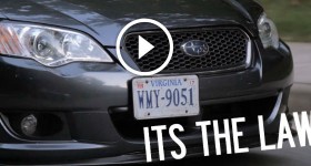 My Solution to the Front License Plate Law - Retractable license plate
