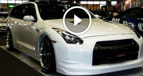 Nissan GTR Wagon front three quarters