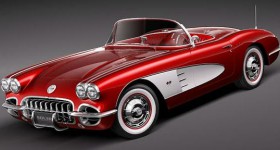 Top 10 Corvettes 1961 C1 Corvette front three quarters - cl