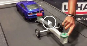 Demonstration of proper trailer weight distribution