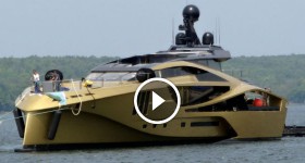 New 48m supersport yacht launched in Sturgeon Bay