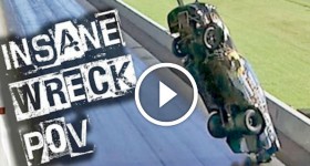 EPIC WRECK Drone Footage - 300ft Fox Body Ford Mustang FLIGHT!!!