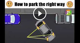 How to park a car between two cars