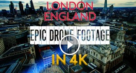 London England EPIC Drone footage in 4K!