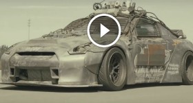 Liberty Walk Elysium GTR X Fi Exhaust -Walking dead Godzilla !!!