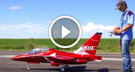 Alenia Aermacchi M-346 Master RC Jet Fighter side view