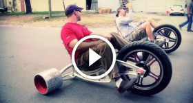 Monster big wheel extreme trikes racing