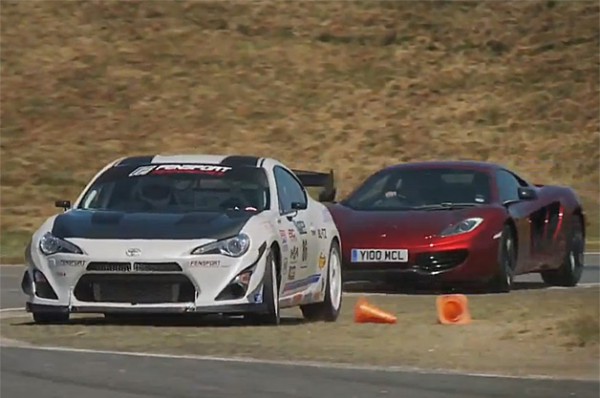 New Toyota GT86 TURBO vs McLaren MP4-12C