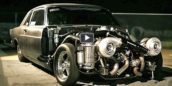 OMG! (2600 hp) WOULD YOUR DRIVE YOUR GIRLFRIEND IN this : Ford Falcon, the DIRTY BIRD!