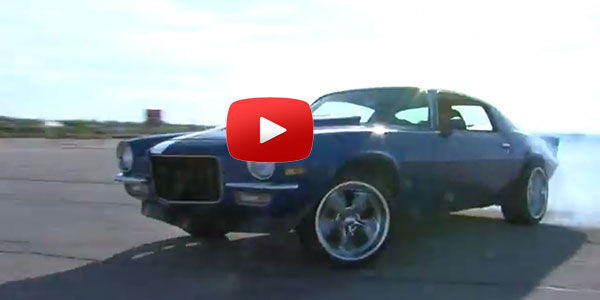 AMAZING BLUE Painted 1970 Camaro Stroud Drifting