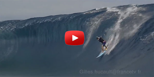 Surfing on HUGE WAVES