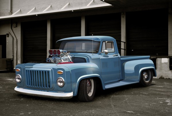 Light Blue Hot Rod